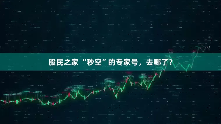 股民之家 “秒空”的专家号，去哪了？